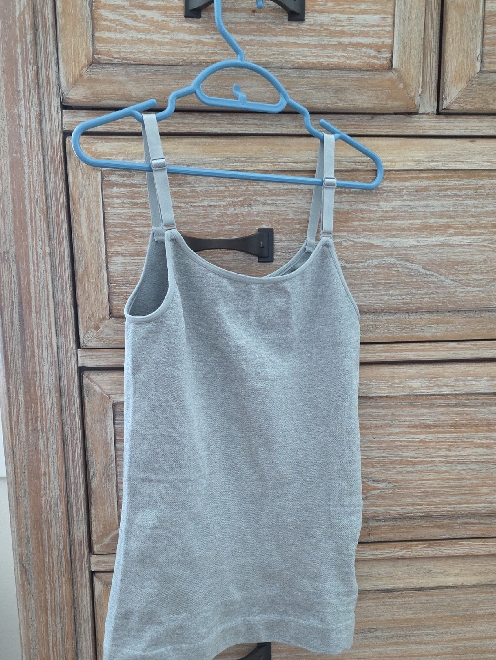 Shapermint Light Gray Knit Cami Tank